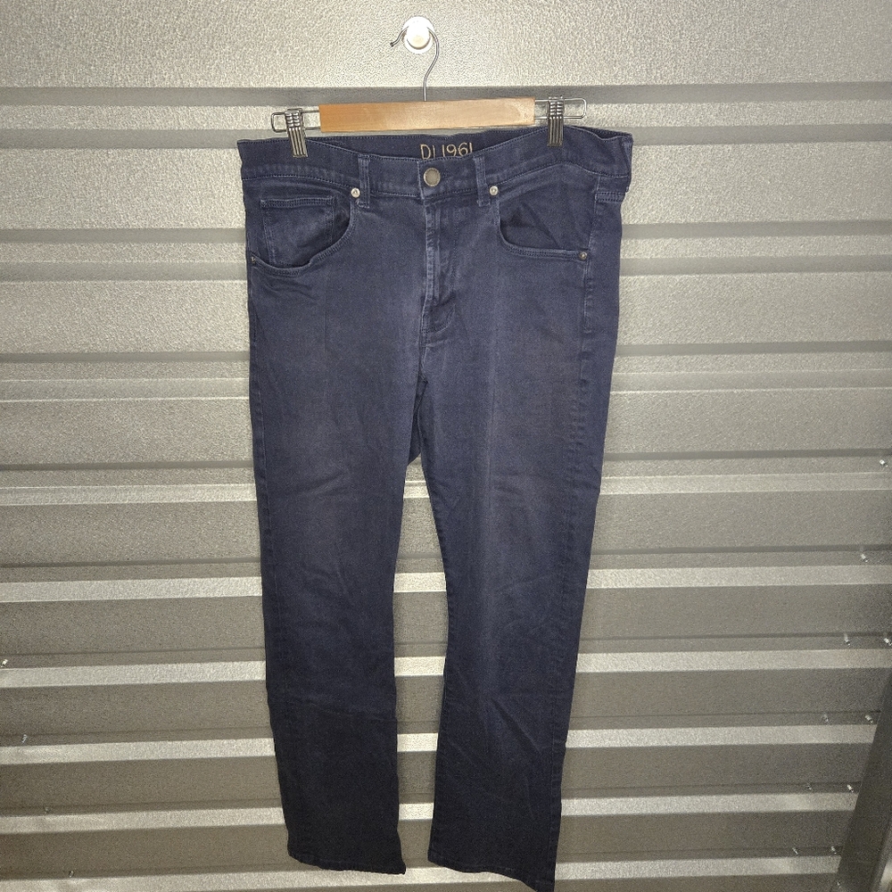 DL1961 x Vince Casual Straight Pants – Slate Blue – Size 34